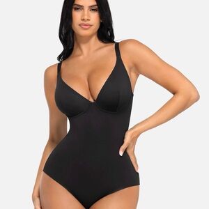 Women's Black Shapewear Bodysuit